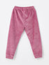 LC Waikiki Crew Neck Velvet Girls' Baby Pajama Set